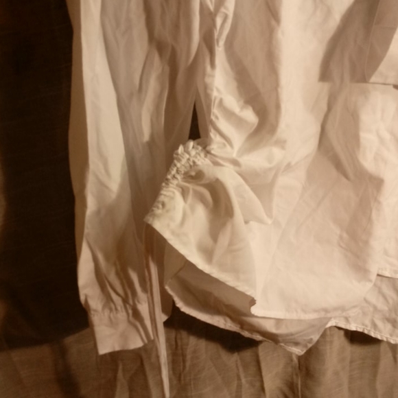 3X NWT white long sleeve top - Picture 3 of 5